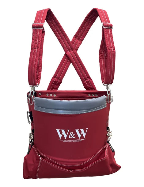 NEW ZIPPER! Apple Bag/Bucket w/ Padded Straps